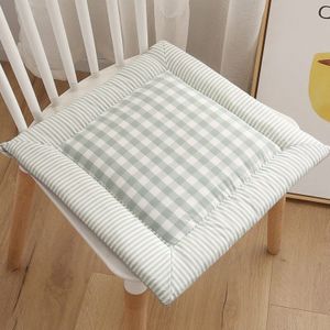 Pastorale Plaid Stoel Kussen Tuin Kantoor Thuis Katoen Linnen Pad Futon Tatami Zetel Outdoor Vierkante Kruk Kussens Sofa Stoel Mat