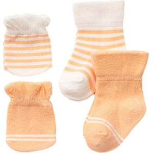 4 Pairs Herfst Winter Baby Sokken En Wanten Meisje Jongen Comfy 0-3 Maanden Baby