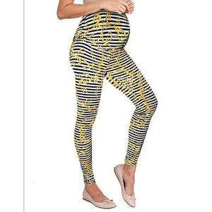 Moederschap broek Hoge taille Slim fit Digitale printing Zwangerschap broek Leggings