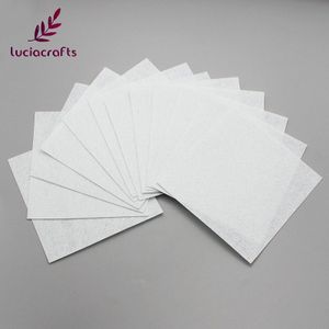 Lucia Ambachten 6 Stks/partij Wit/Zwart 30x3 0 Cm/20X20 Cm Niet-geweven Vilt naaien Handgemaakte Diy Scrapbook Accessoires B1303