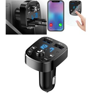 Fm-zender Bluetooth-Compatibel 5.0 Car Kit Stereo Handsfree Aux Mp3 Speler Usb 3.1A Lader Snel Opladen Fm