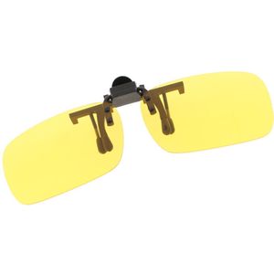 Gepolariseerde Lens Glare Blok Clip On Flip Up Zonnebril Voor Bril Rijden