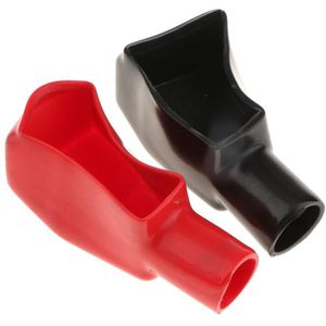 2x Beschermende Terminal Covers 9.0X4.0X3.5 Cm Auto Batterij