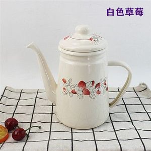 Emaille Pot, Emaille Koffiepot, Verdikte Emaille Theepot. Volume: 1.0L.