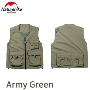Naturehike Outdoor Winddicht Vest Camping Klimmen Jas Sport Draagbare Vrouw/Man Meerdere Zakken Camping Tuin Werkkleding