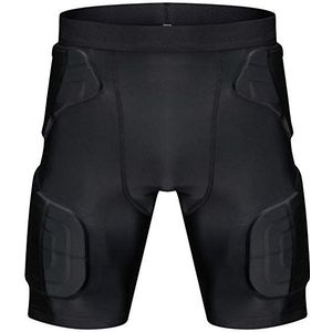 Heren Gewatteerde Compressie Shorts Bescherming Undershort Beste voor Basketbal, Voetbal, Hockey, Fietsen, schaatsen en Contact Sport