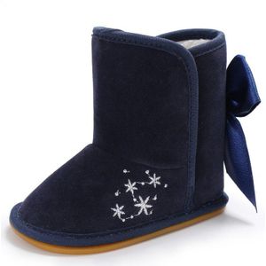 Mode Baby Laarzen Winter Meisjes Zachte Pluche Laarsjes Baby Anti Slip Sneeuw Booties Schoenen Warm Leuke Sneeuw Baby Meisje Laarzen