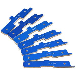 7Pcs Aluminium Router Tafel Set Up Bars Houtbewerking Diepte Test Afstand Set Up Bars Voor Tafel Zag Router tafel Shaper