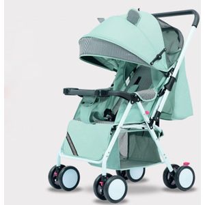 Opvouwbare Kinderwagen Vouwen Kinderwagens Lichtgewicht Wielen De Kinderwagen Draagbare Kinderen Trolley Verstelbare Peuter Vervoer