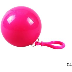 Handige Draagbare Regen Poncho Bal voor Volwassenen Wegwerp Extra Dikke Emergency Waterdichte Regenjas Kleurrijke Poncho met Haak