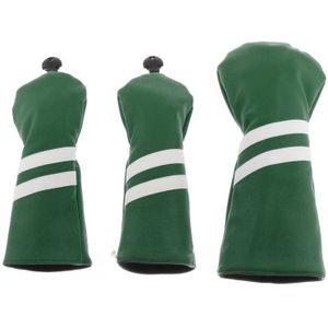 Golf Club 5 Kleuren #1 #3 #5 Hout Headcovers Driver Fairway Woods Cover Pu Lederen Hoofd Covers set Protector Golf Accessoires