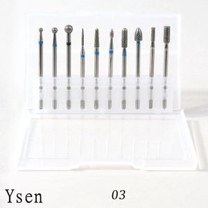 Polijsten Nail Frees Set 10 Stuks Van Emery Elektrische Boor Manicure Nail Boor Verwijdering Gel Vernis Tool Accessoires