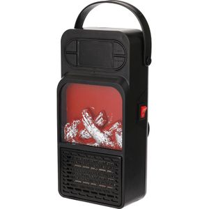 900W Handige Vlam Heater Mini Elektrische Kachel Warmer Fan Blower Radiator Verwarming voor Winter Kantoor Kamer
