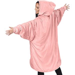 Lui Trui Tv Deken, Outdoor Koude-Proof En Warm Nachtjapon, Paar Home Service, hooded Fleece, Warm Night Gown