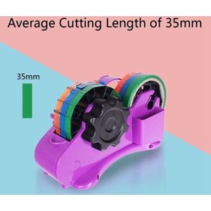 Semi-Automatische Tape Dispenser Met 35Mm Vaste Lengte Tape Cutter Desktop Kantoor Verpakking Huishoudelijk Gereedschap