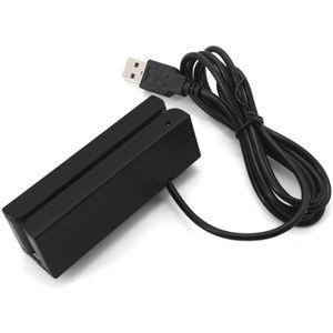 3 Tracks Usb Magnetische Kaartlezer Pos Streep Lidmaatschap Kaarten Scanner Bidirectionele Voldoen Aan Iso Of Ansl