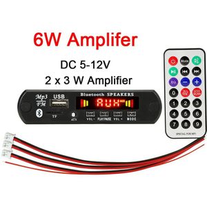 Dc 5-12V Bluetooth Module Mp3 Draadloze Radio Fm Usb Mp3 Versterker Auto Fm Radio Module Ondersteuning Tf usb Aux Handsfree Call Record