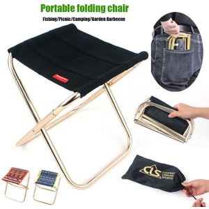 Outdoor klapstoel Lichtgewicht Picknick Camping Vissen Stoel 7075 aluminium Makkelijk draagbare klapstoel