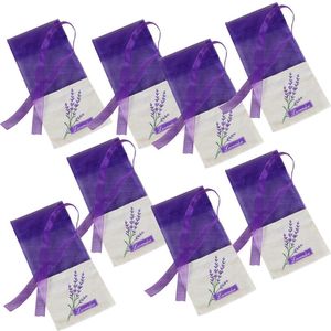 1 Set 12 Stuks Lavendel Tas Lege Lavendel Zakje Voor Vrouw Stijl Deep Purple)