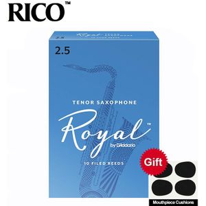 RICO Royal Tenor Sax Rieten/Bb Tenor Saxofoon Rieten, Sterkte 2.5 #3.0 # Blauwe Doos van 10