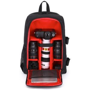 Waterdichte Digitale Dslr Photo Gewatteerde Rugzak Met Rain Cover Bag Case Voor Ipad Canon Sony Fuji Nikon Olympus Panasonic (rood)