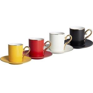 Jumbo Mix 4 Persoonlijkheid Koffie Cup Pad Model Koffie Cup, Koffie Set Koffiekopje Schotel