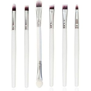 6 Stks/set Professionele Make-Up Kwasten Oogschaduw Eyeliner Brush Tool Zwart Gouden Make-Up Borstel Oog Borstel Beauty Tools Make-Up Kwasten