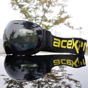 Skibril Dubbele Gelaagde Lens UV400 Anti-fog Grote Ski Masker Bril Skiën Brillen Mannen Vrouwen Sneeuw snowboard Bril