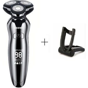 Elektrische Scheerapparaat Voor Mannen 4D Scheermes Baard Trimmer Usb 3 Blades Draagbare Water Proof Elektrische Scheerapparaten Tondeuse Facial Epilato