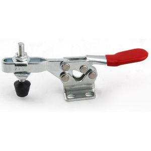 Horizontale Toggle Clamp 1Pcs 100Kg 200Kg 225Kg U-vorm Holding Quick Clip Bevestiging Klemmen Handgereedschap 201 201A 201B 201C 203F 225D