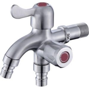 Dubbele Functie Wasmachine Water Tap 304 Rvs Badkamer & Keuken Bibcocks G1/2 Sluit Bidet Kraan Accessoires