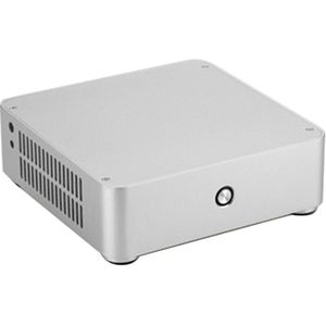 E-H60 Mini Itx Duurzaam Htpc Chassis Gaming Cooling Computer Case Audio Home Zonder Voeding Aluminium Horizontale Slanke