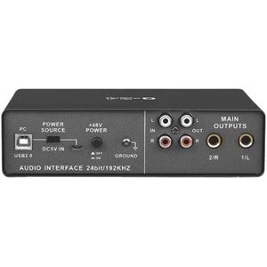 ULT-BEST - Geluidskaart - Professionele Hi-Z Voorversterking - Extern - USB - 24 Bits / 192kHz