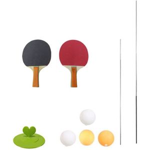 Quick Rebound Trainer Sport As Decompressie Paddle Indoor Outdoor Soft Wave Draagbare Pingpong Bal Tafeltennis Set