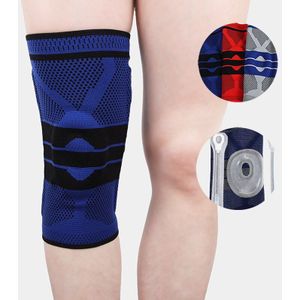 Kniebeschermers Siliconen Volledige Knie Brace Strap Voor Werk Fitness Gear Basketbal Volleybal Onder Druk Elastische Brace Protector