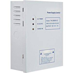 208CK-D Ac 110-240V Dc 12V/5A Deur Toegangscontrole Systeem Switching Supply Power Ups Power supply