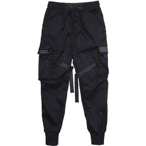 Mannen Multi-Pocket Elastische Taille Harem Broek Mannen Streetwear Punk Hip Hop Casual Broek Joggers Mannelijke Dansen Broek GW013