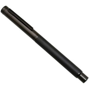 1Pcs Hongdian 1850 Zwart Bos Vulpen Titanium Zwart Nib Mooie Boom Textuur Inkt Pen Kantoor Learning pen