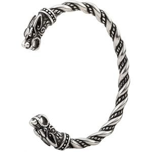 Langhong 1 Pcs Viking Armband En Bangle Wolf Hoofd Armband Voor Mannen En Vrouwen Talisman Sieraden