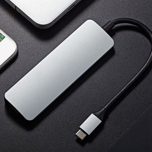 Hub Usb 5 In 1 Usb 3.0 Vier-Poort Micro-Adapter Hub Kaartlezer Usb 3.0 Hub Usb splitter High Speed Adapter Computer Accessoires