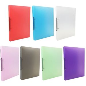 A4 Ringband Colorured Transparante losbladige Papier Bestandsmap Opslag Supply