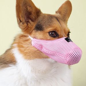 Hond Snuit Nylon Mesh Huisdier Mond Masker Anti Bark Bite Kauwen Hond Muilkorven Verstelbare Voor Kleine Grote Honden Training Huisdier accessoires
