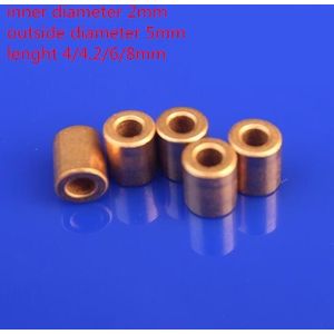10 Stks/partij Olie Mini Lager Koper Mouw Koperen Basis Kleine Lager Metallurgische Onderdelen