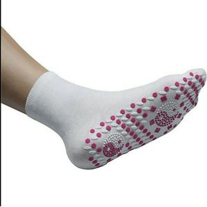 1 Paar Zelfopwarming Magnetische Voet Sokken Massage Therapie Voetverzorging Comfortabele Ademend Warm Relax Pijn