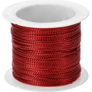 Goud/Zilver/Rode Kleur Polyester Fiber Koord Draad Gouddraad Diy Touw Bead Tag Voor Ketting Armband Maken kleding Decoratie