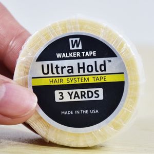 2 Rolls 1.2 cm * 3 Yards Super Haar Ultra Hold Dubbelzijdig Plakband Voor Haar uitbreiding/Lace Pruik/Toupet Plakband