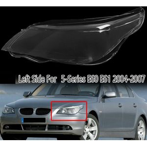 Auto Koplamp Lens Cover Front Voor Bmw 5 Serie E60/E61 03 -10