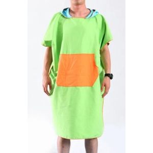 110*80 cm Veranderende Gewaad Badhanddoek Voor Volwassen Hooded Strand Handdoeken Poncho Badjas Geschikt Voor Vrouwen man Badstof