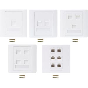 86 Type Computer Aansluitpaneel CAT5E Netwerk Module RJ45 Kabel Interface Outlet