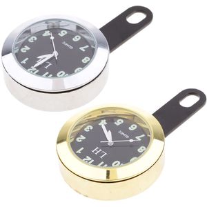 2 Pcs Heavy Duty Aluminium Stuur Mount Ronde Dial Klok Horloge Voor Motorcross Scooters